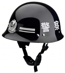 黑色勤務盔
